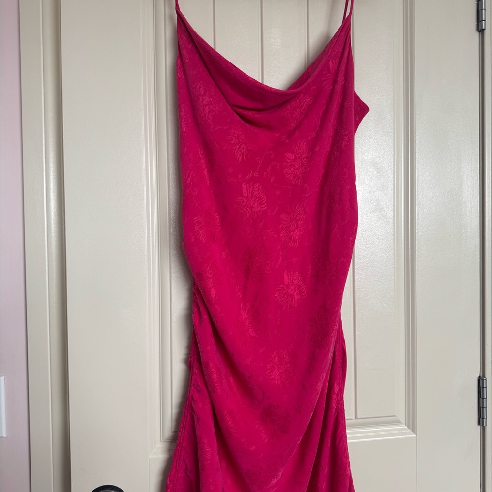 Aritzia Babaton Only Ruched Slip Dress - Picture 3 of 5